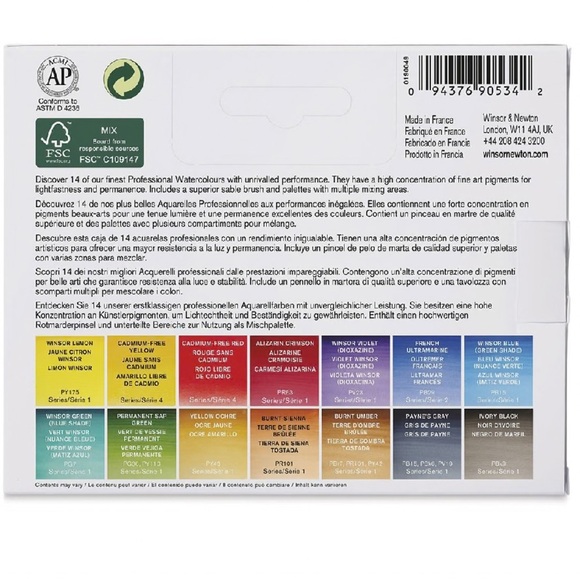 Daniel Smith + Winsor & Newton Professional Watercolor Paint Sets- Paint Bundle - Picture 10 of 12